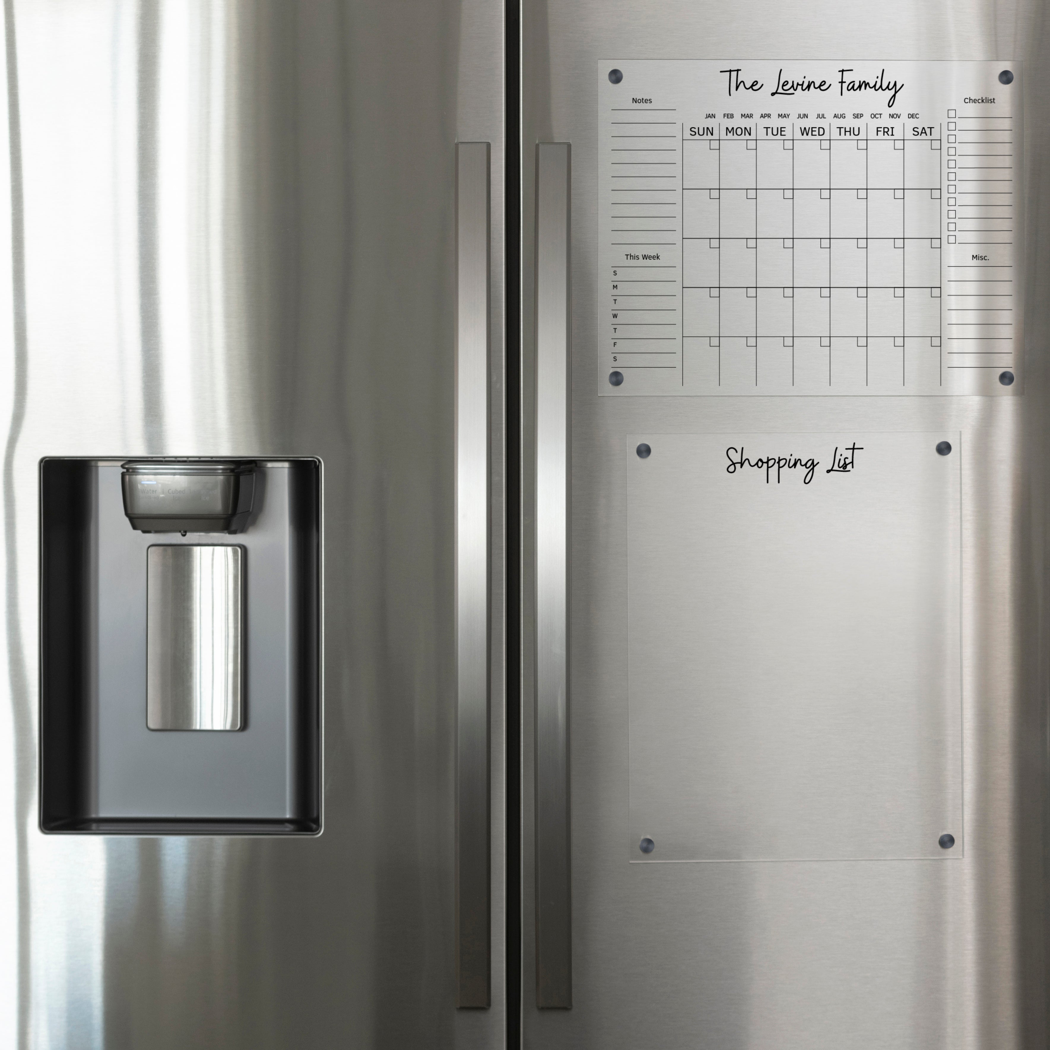 3.5x6.25 Inch Tear Off Refrigerator Calendar Magnets